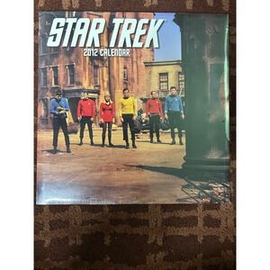 Star Trek 2012 Calendar Original Series Kirk Spock McCoy New Sealed‎